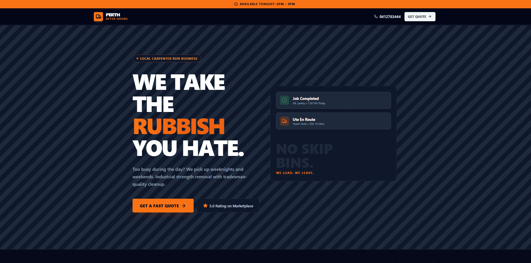 Perth Rubbish Removal Desktop